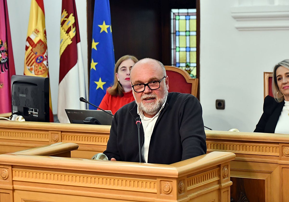 Txema Fernández, portavoz de IU en el Ayuntamiento