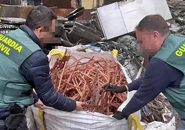 Detenidas 18 personas por robar 12 toneladas de cobre con valor de 1,7 millones por toda España