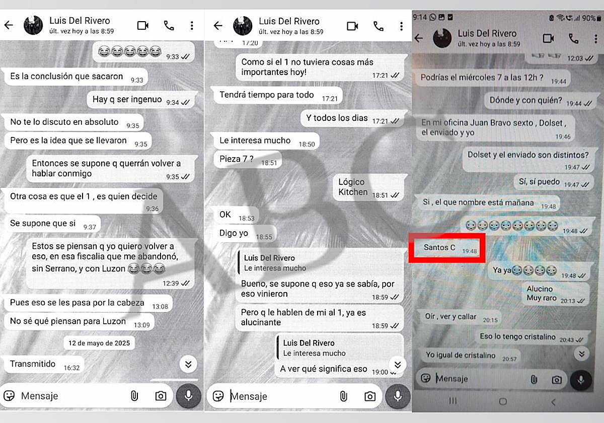 Mensajes de whatsapp del caso Leire