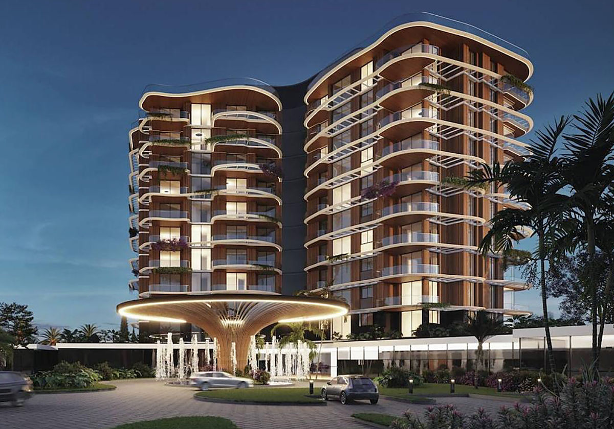 Imagen virtual de cómo será la nueva imagen exterior del mítico hotel Incosol