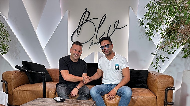 Harold Correa, fundador de Íkualo, y José Elías, inversor de la compañía