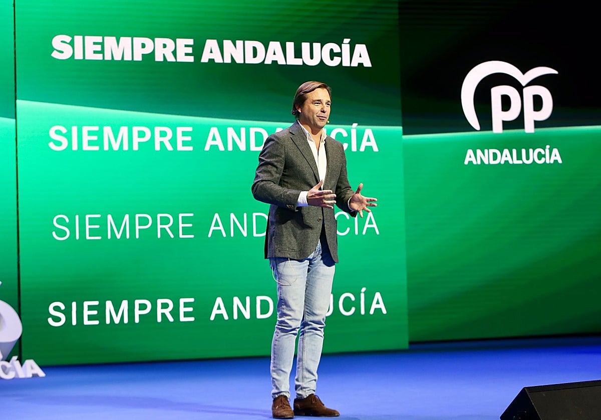 Antonio Repullo durante la presentación de su informe de gestión