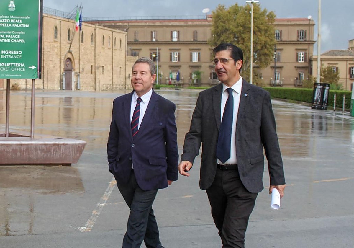 Page y Caballero en Palermo, Italia