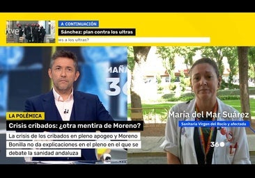 TVE entrevista como médica a una cocinera de un hospital de Sevilla para criticar a Juanma Moreno por los cribados de cáncer
