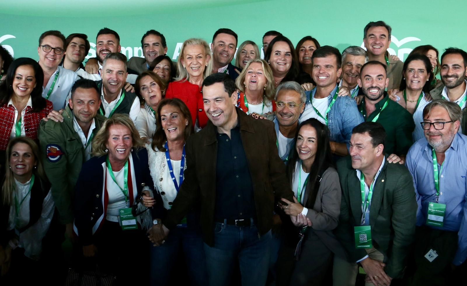 Congreso autonómico del PP de Andalucía: Juanma Moreno, reelegido presidente del PP-A con el 99,95% de los votos