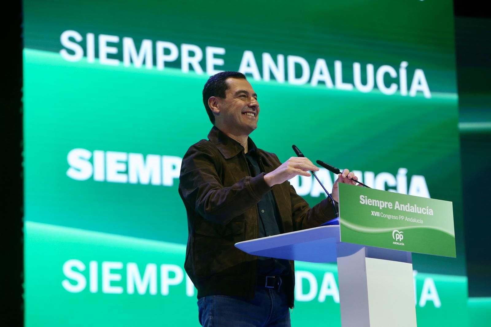 Congreso autonómico del PP de Andalucía: Juanma Moreno, reelegido presidente del PP-A con el 99,95% de los votos