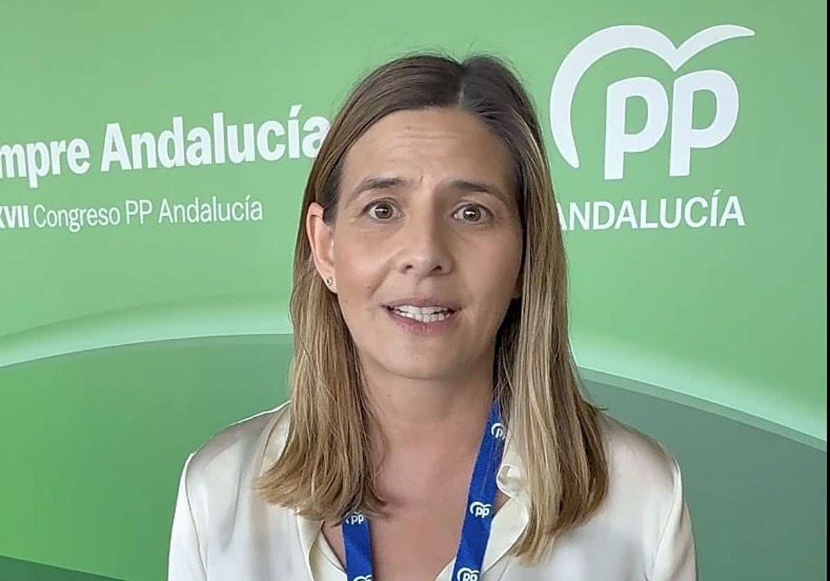 Carolina Agudo, en el XVII Congreso Autonómico del PP en Andalucía