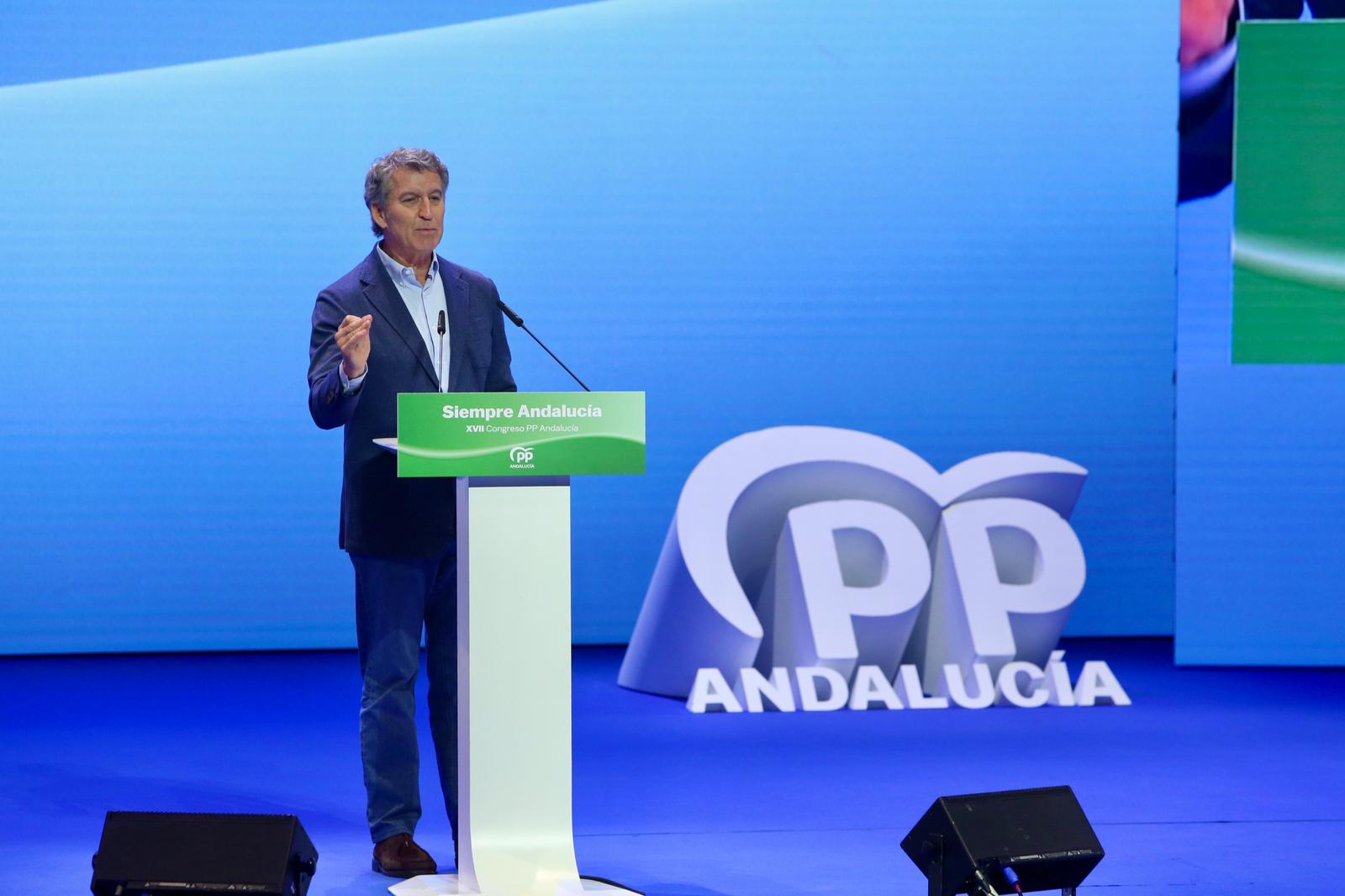 Clausura del XVII congreso del PP andaluz este domingo en Fibes
