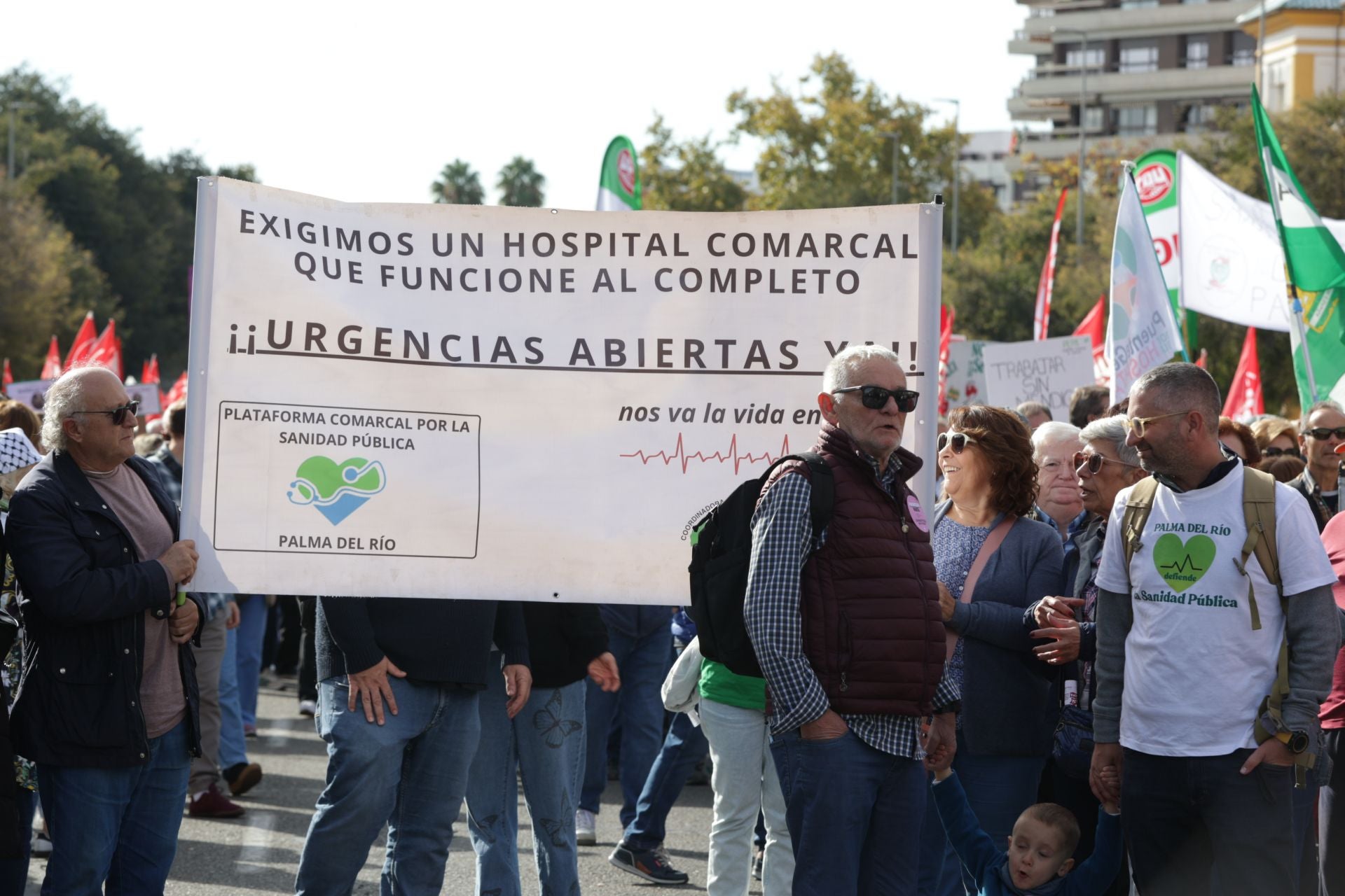 La manifestación por la sanidad pública en Córdoba, en imágenes