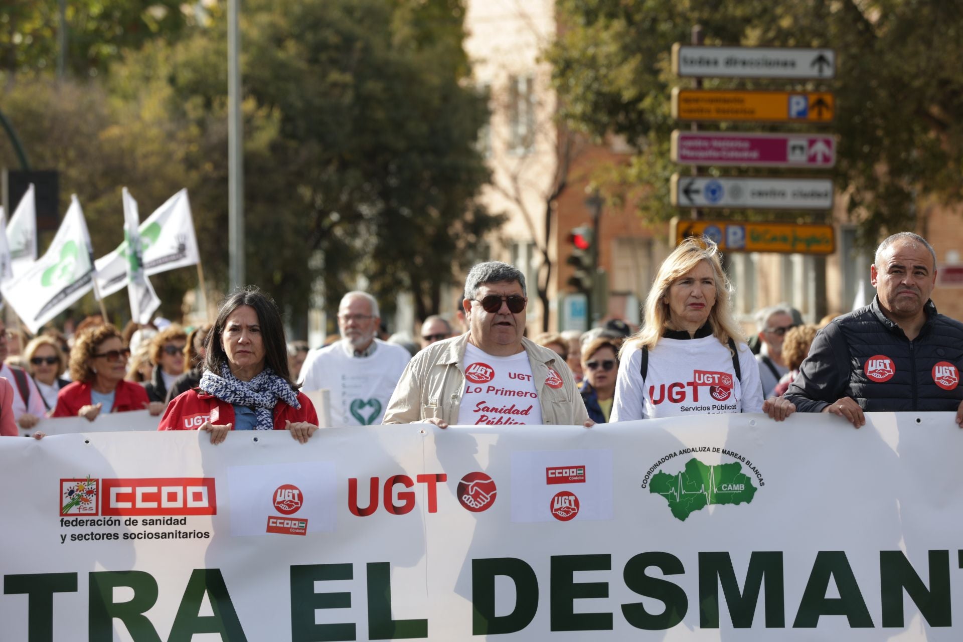 La manifestación por la sanidad pública en Córdoba, en imágenes