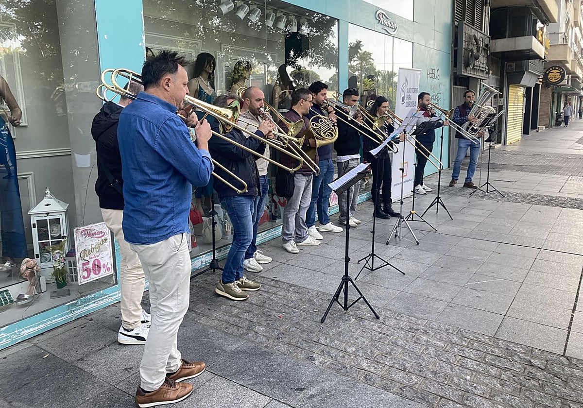 El 'ensemble' de músicos de la Orquesta de Córdoba, durante su actuación
