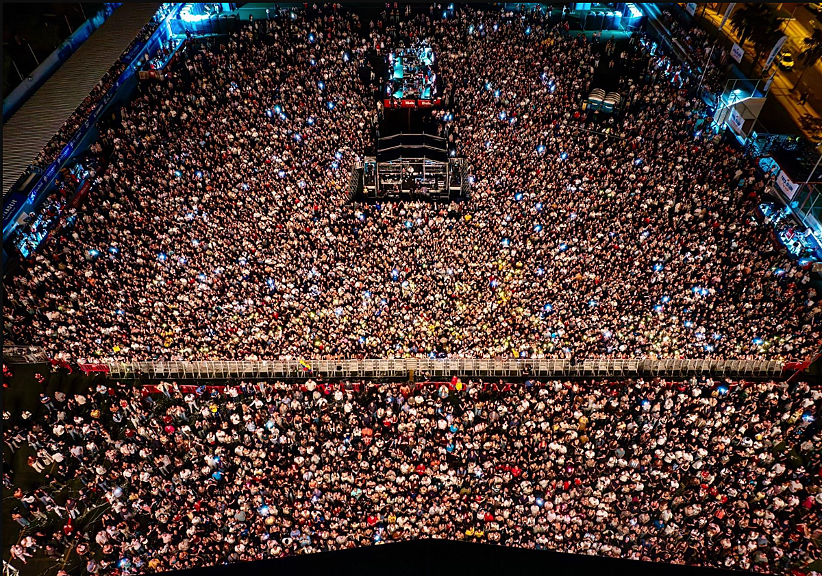 Morat congrega a más de 12.000 personas en su única parada en España este 2025