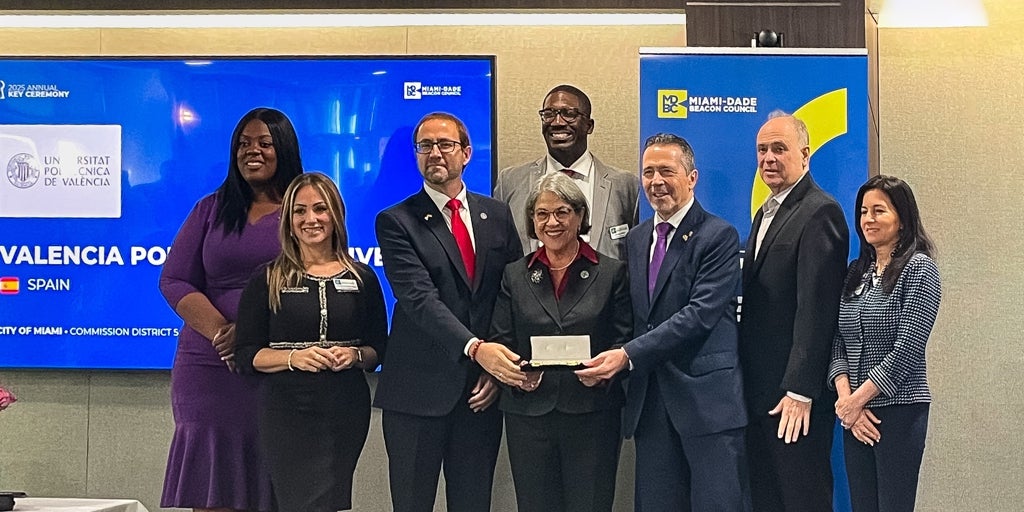 Miami-Dade entrega la llave del condado a la UPV como reconocimiento a su «liderazgo y proyección internacional»
