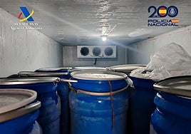 Golpe policial a unos narcos que importaban cocaína mezclada con pulpa de fruta desde Colombia