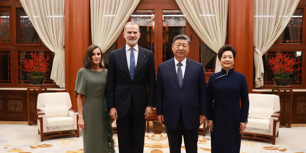 En la Ciudad Prohibida del siglo XXI: los Reyes cenan en casa de Xi Jinping