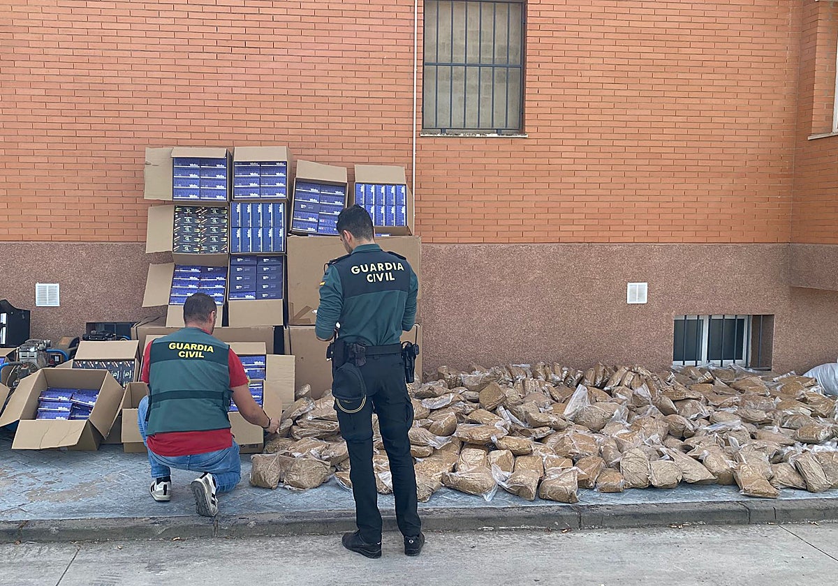 La Guardia Civil requisa el tabaco incautado en Puente Genil