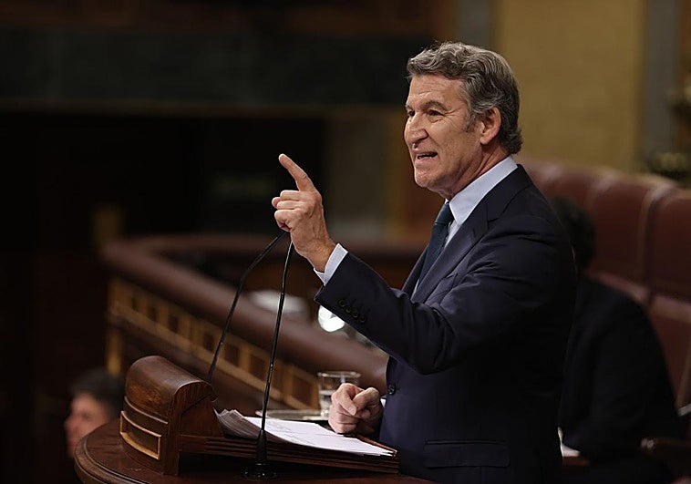 Feijóo arrincona a Sánchez por el cerco judicial: «Yo no le amnistiaré»