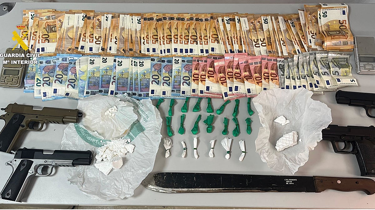 Imagen de los efectos incautados