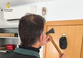 Detenido en Tordesillas (Valladolid) por amenazar con un hacha al portero de un establecimiento de hostelería