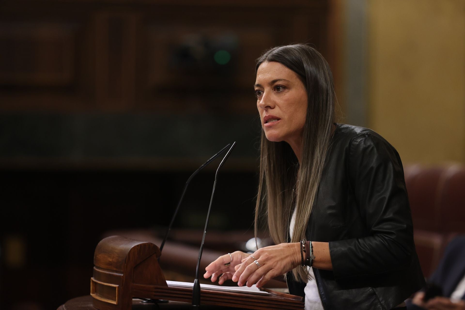 La portavoz de Junts en el Congreso, Míriam Nogueras