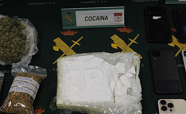 Cocaína encontrada