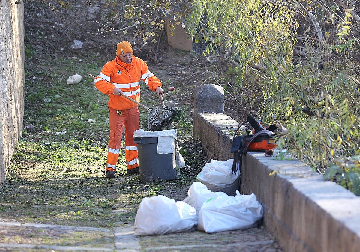 Labores de limpieza de Sadeco