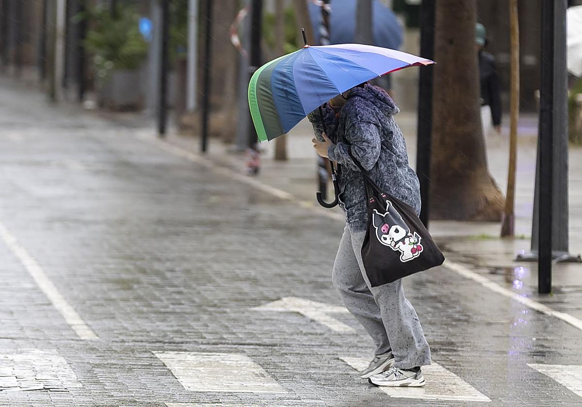 Alerta roja por lluvia y viento en el norte de Cáceres