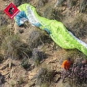 Muere un parapentista tras caer en la ladera de una montaña de Alicante