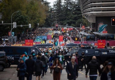 Blindaje inédito en la Castellana: «No ha habido algo igual ni en los partidos grandes de Champions»