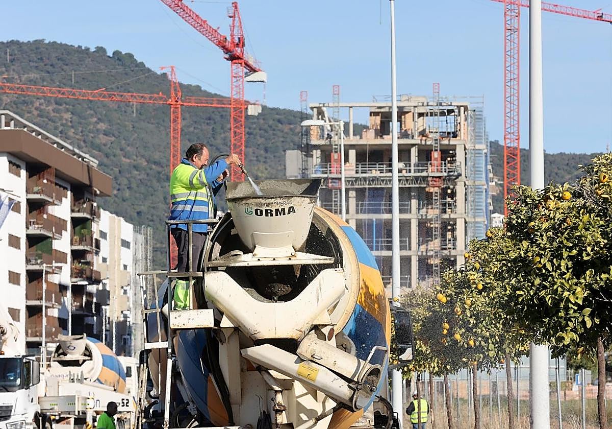 Viviendas en construcción en Huerta de Santa Isabel