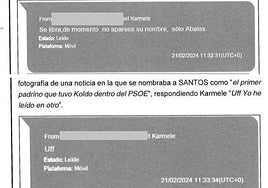 Santos Cerdán, su socio de Servinabar y su contacto en Acciona adoptaban medidas de seguridad en sus citas