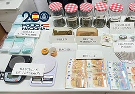 La Policía desmantela en Gandia un club privado de fumadores donde se vendía cannabis para consumir fuera del local