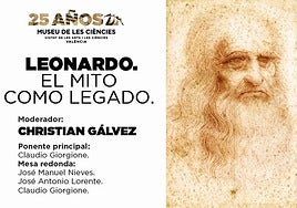 El Museo de las Ciencias de Valencia ahonda en la figura de Leonardo da Vinci con Christian Gálvez