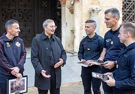 Los Bomberos de París visitan por segunda vez la Mezquita-Catedral de Córdoba para conocer su sistema de autoprotección