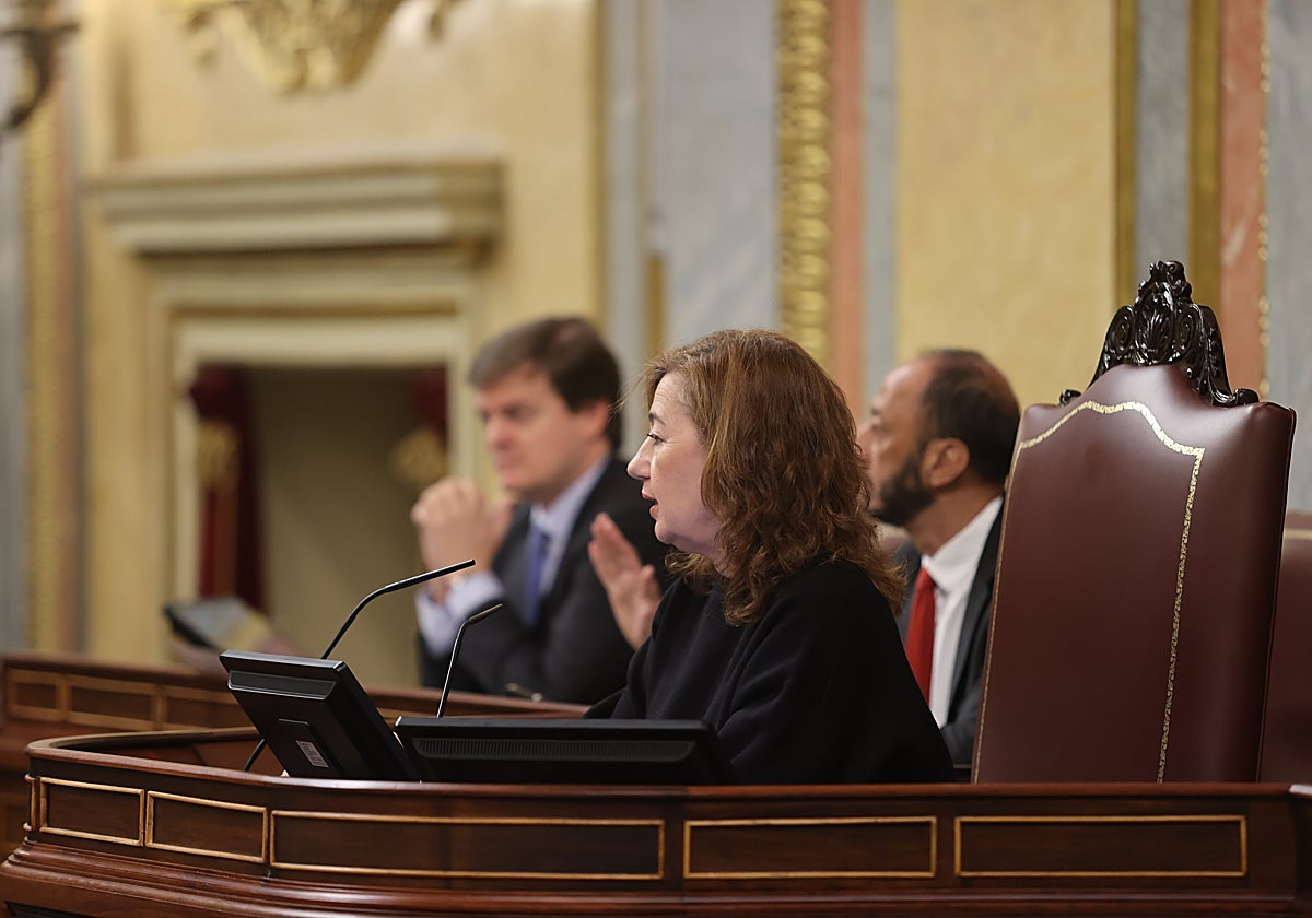 La presidenta del Congreso de los Diputados, Francina Armengol