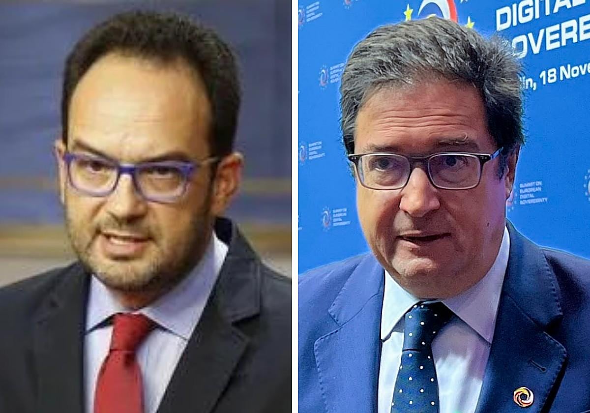 López hablando con Sánchez y Juan Lobato en el Congreso