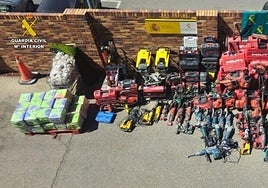 Detenidas 16 personas acusadas de cometer 50 robos con fuerza en edificios en construcción en Madrid, Toledo y Guadalajara