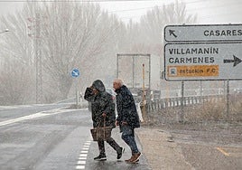 La nieve adelanta el invierno en León y en la Montaña Palentina