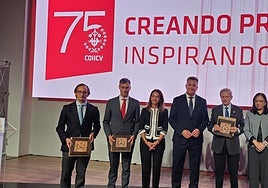 Reconocimiento a Hidraqua con motivo del 75 aniversario del Colegio de Ingenieros Industriales de la Comunidad Valenciana