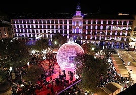 Así luce la plaza de Zocodover de Toledo