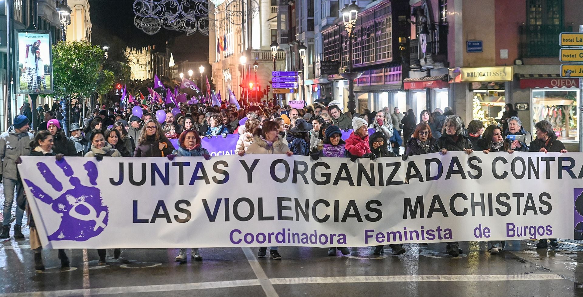 Manifestación en Burgos