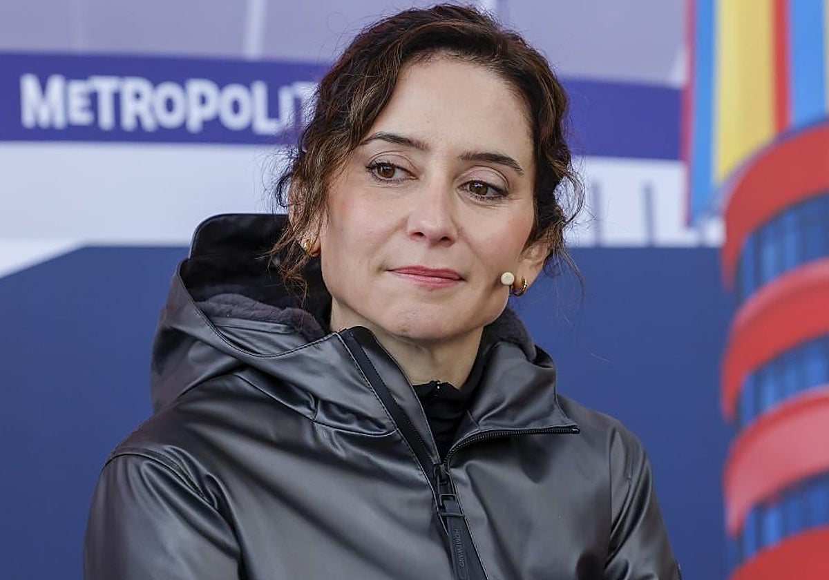 La presidenta de la Comunidad de Madrid, Isabel Díaz Ayuso