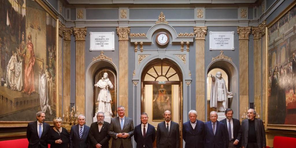 Emiliano García-Page ensalza los valores y los principios que defendía Javier Lambán y que ambos compartían