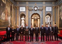 Emiliano García-Page ensalza los valores y los principios que defendía Javier Lambán y que ambos compartían