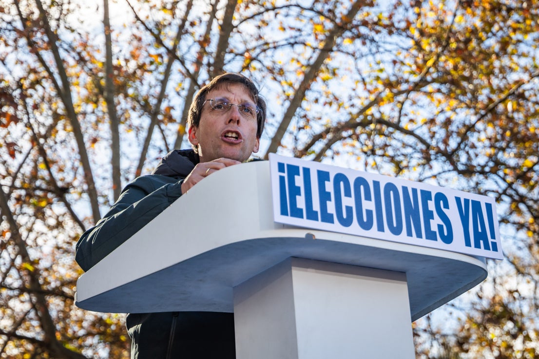 La manifestación del PP en Madrid contra el Gobierno de Pedro Sánchez ...