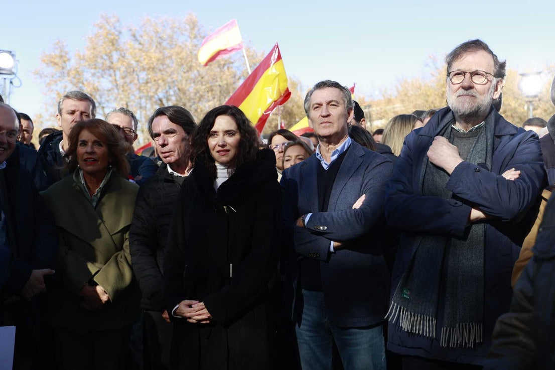 La manifestación del PP en Madrid contra el Gobierno de Pedro Sánchez ...