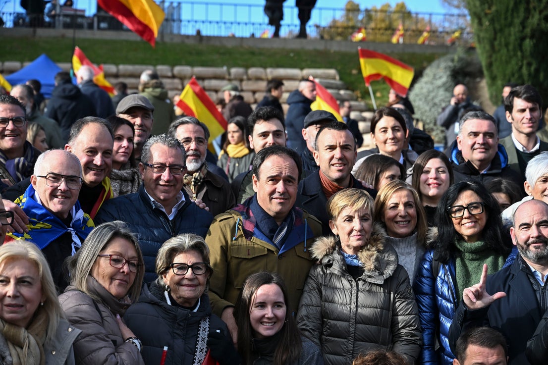 La manifestación del PP en Madrid contra el Gobierno de Pedro Sánchez ...