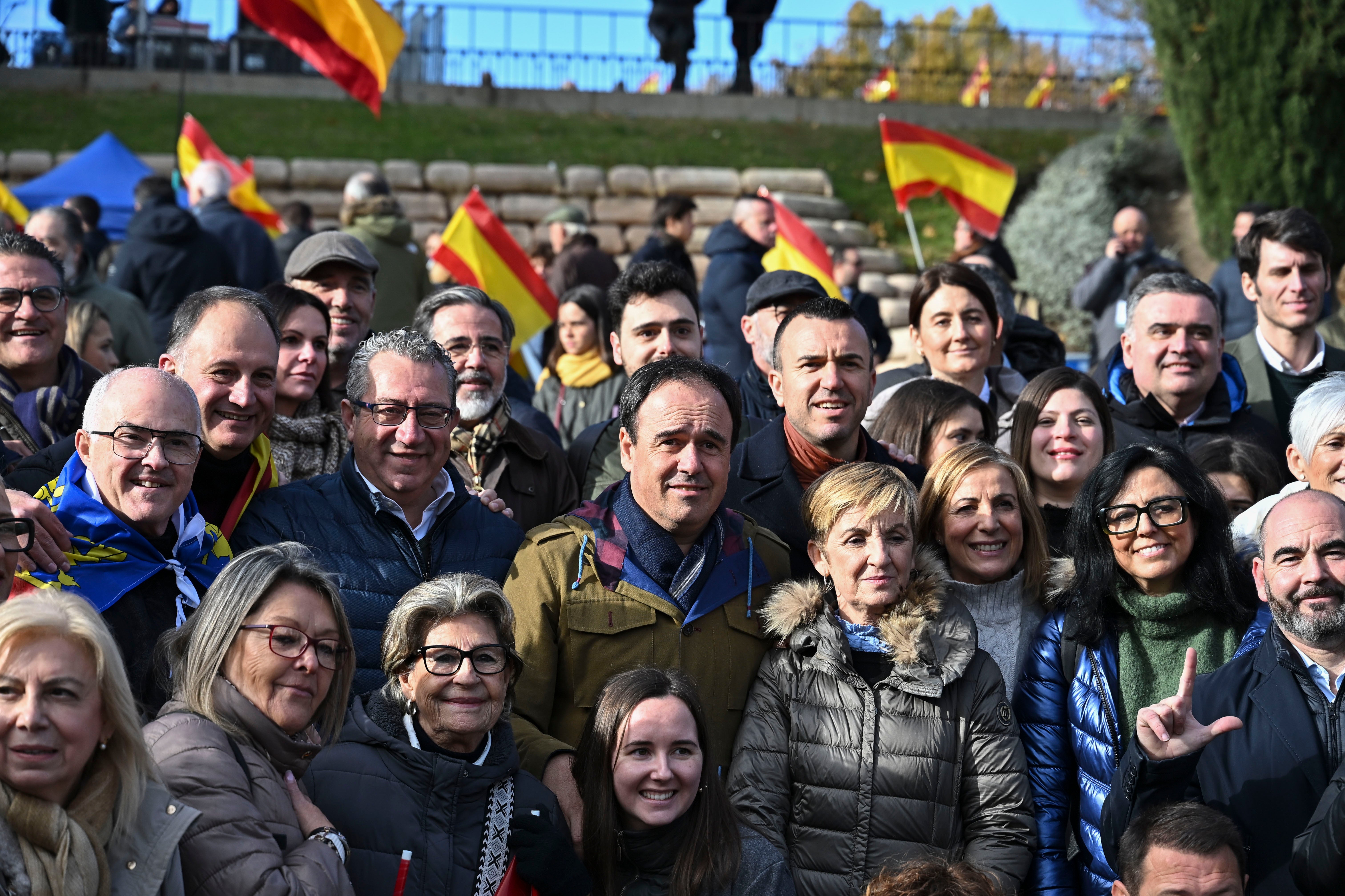 La manifestación del PP en Madrid contra el Gobierno de Pedro Sánchez, en imágenes
