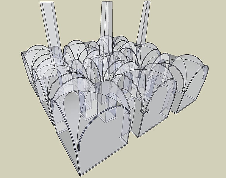 3D design of the underground cistern