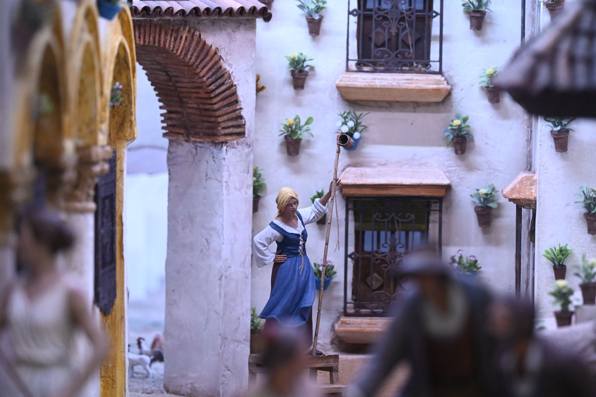 El belén de la Fundación Cajasol en Córdoba, en imágenes